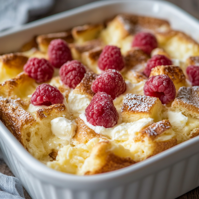 Baked Cream Cheese French Toast Casserole