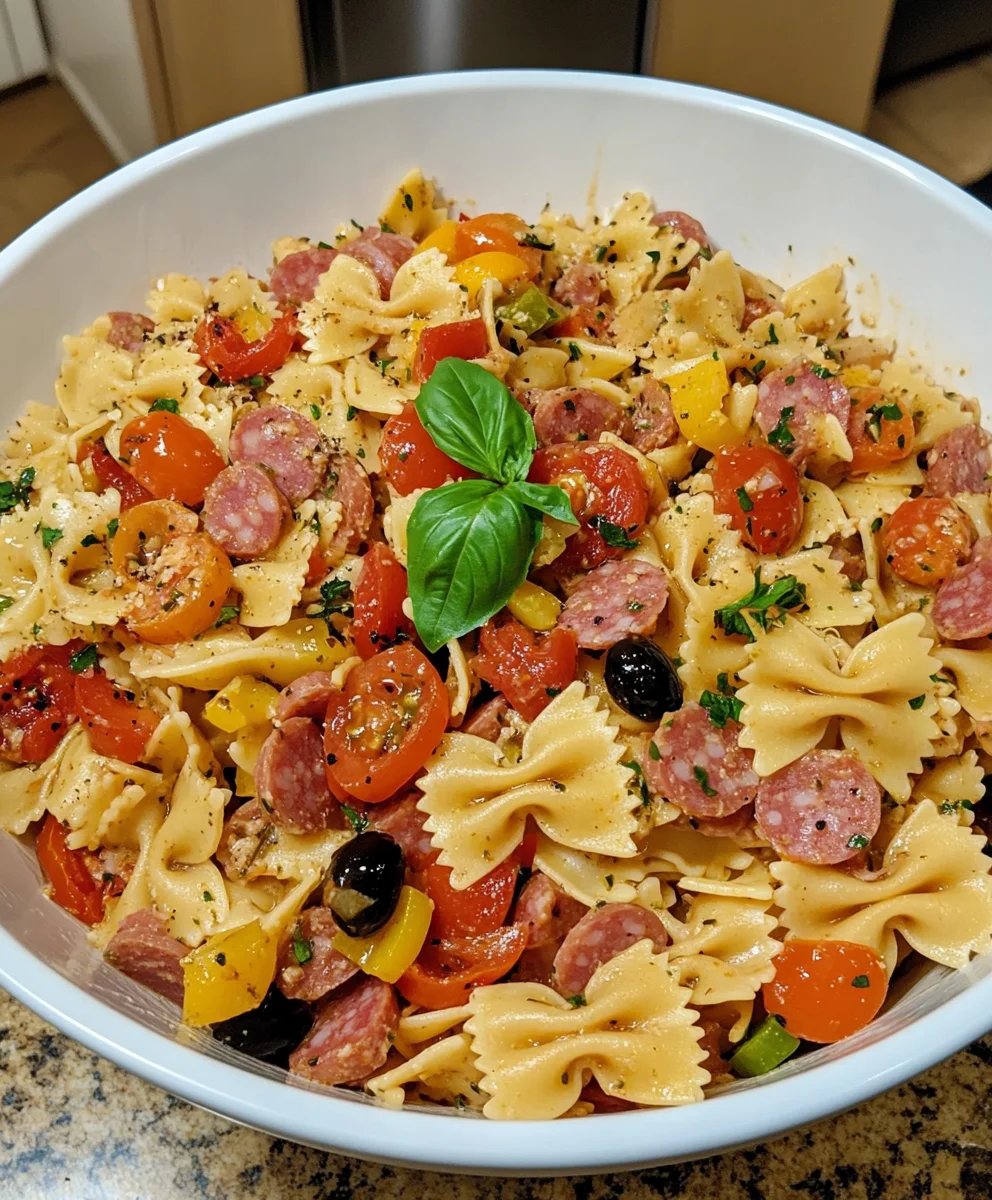 Italian Grinder Pasta Salad