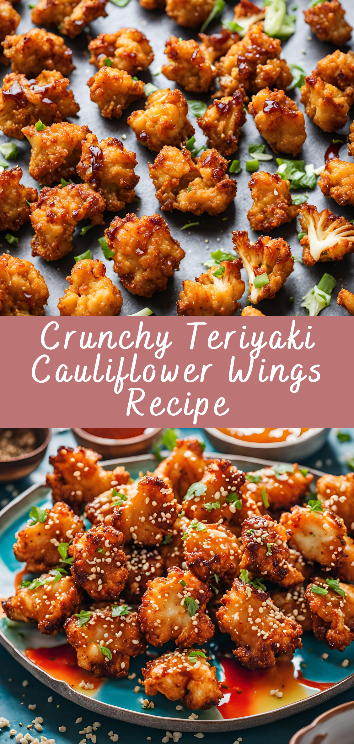 Crunchy Teriyaki Cauliflower Wings Recipe