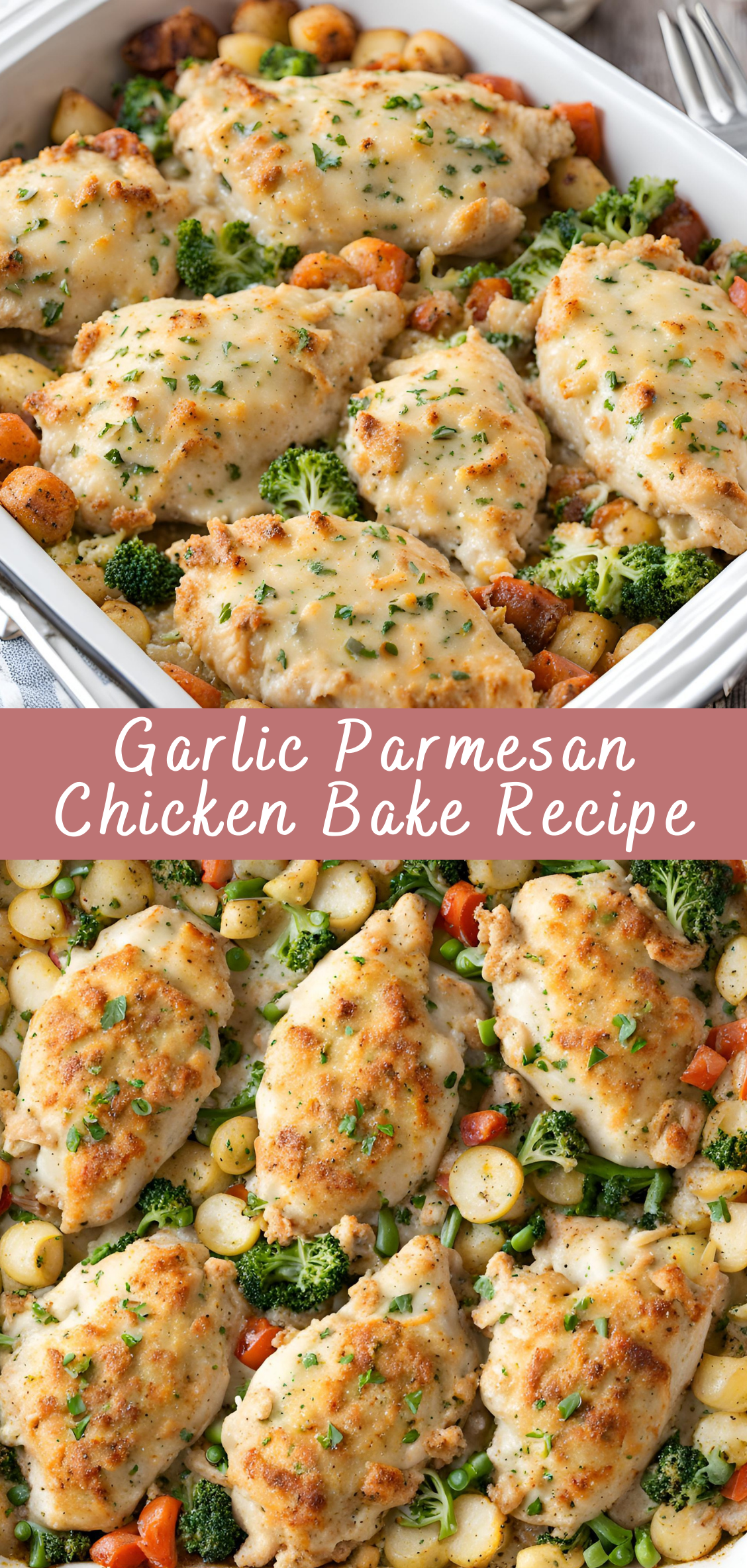 Garlic Parmesan Chicken Bake Recipe