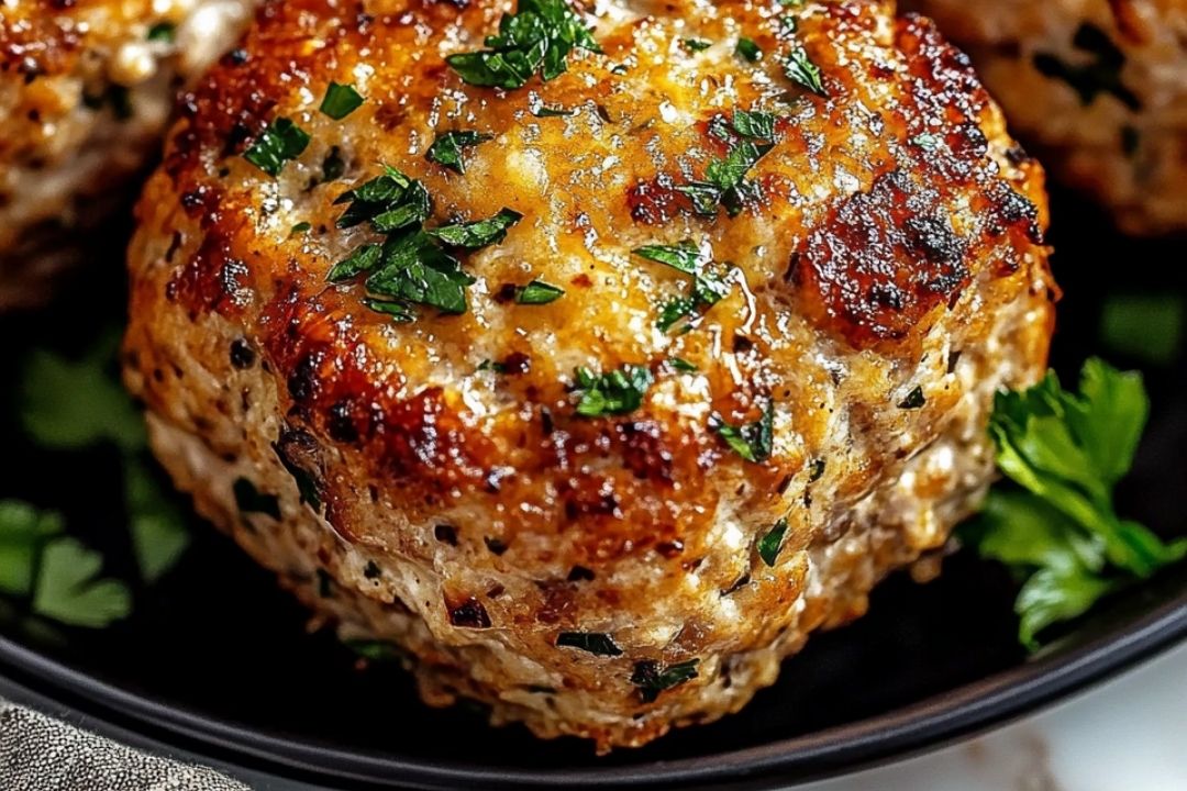 Garlic Parmesan Meatloaves | JustWorthi