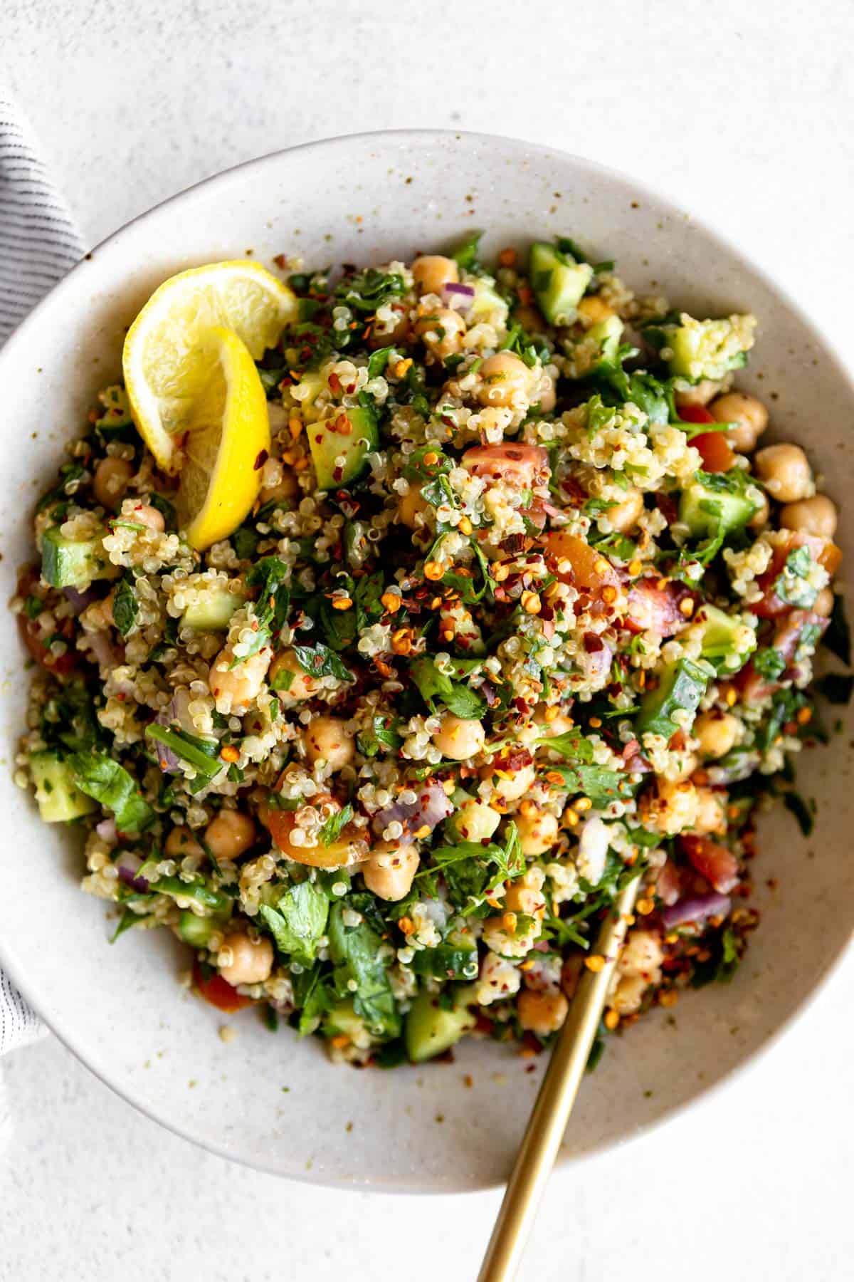 Gluten Free Quinoa Tabbouleh Salad