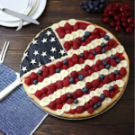 American Flag Fruit Pizza - Clara quick dinners