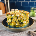 Baked Zucchini, Spinach, and Feta Casserole