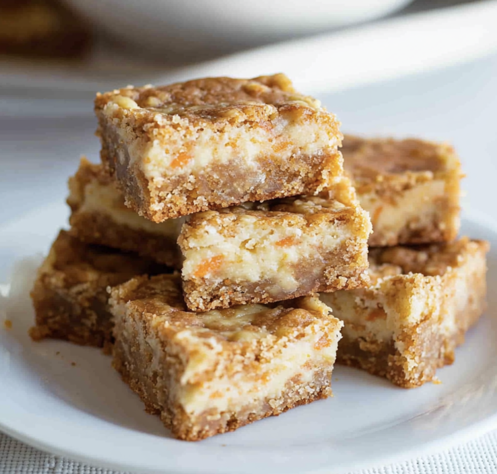 Carrot Cake Bars - Clara quick dinners