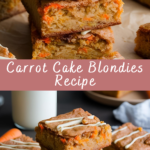 Carrot Cake Blondies Recipe | Cheff Recipes