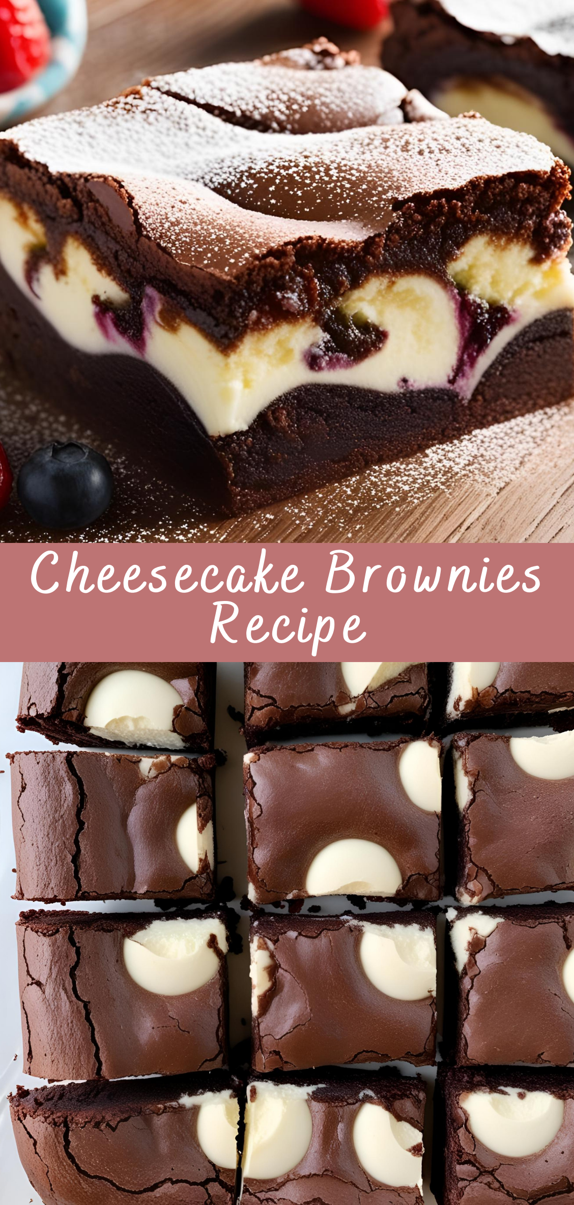 Cheesecake Brownies Recipe | Cheff Recipes