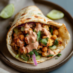 Chili Lime Chickpea Cauliflower Wrap