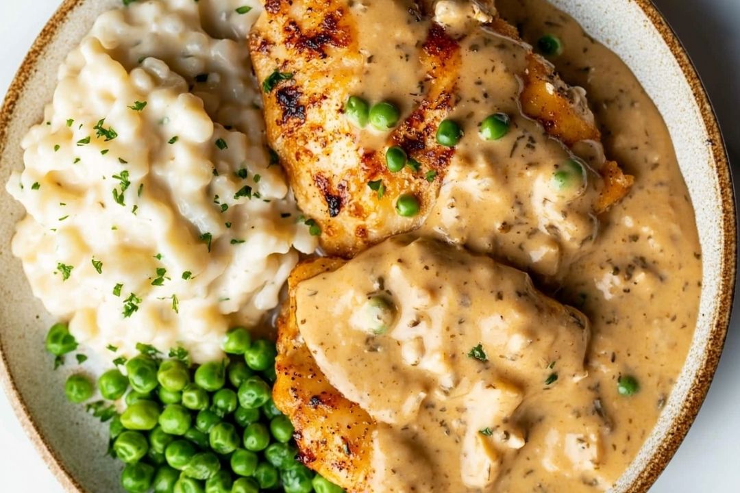 Creamy Boursin Chicken | JustWorthi