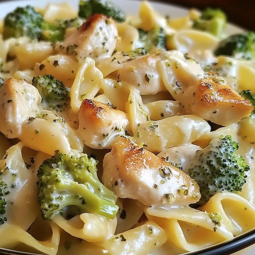 Creamy Chicken and Broccoli Delight Pasta