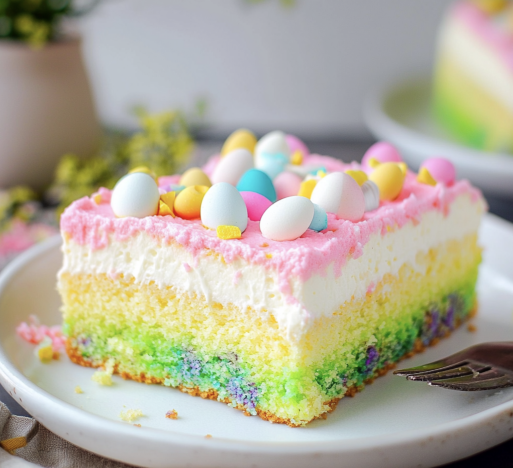 Easter Poke Cake - Clara quick dinners