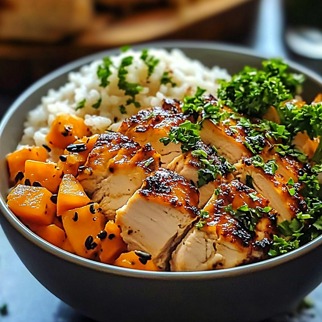 Easy Chicken Rice Bowl