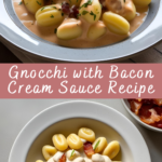 Gnocchi with Bacon Cream Sauce Recipe