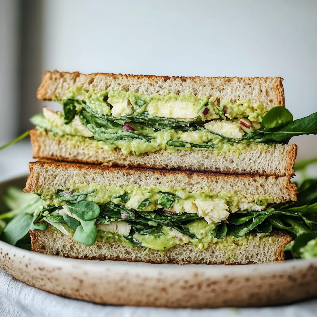 Green Goddess Salad Sandwich - Clara quick dinners