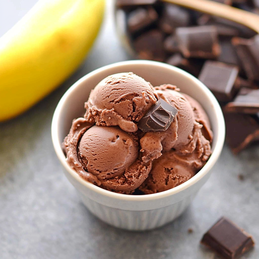 Healthy Chocolate Nice Cream - Clara quick dinners