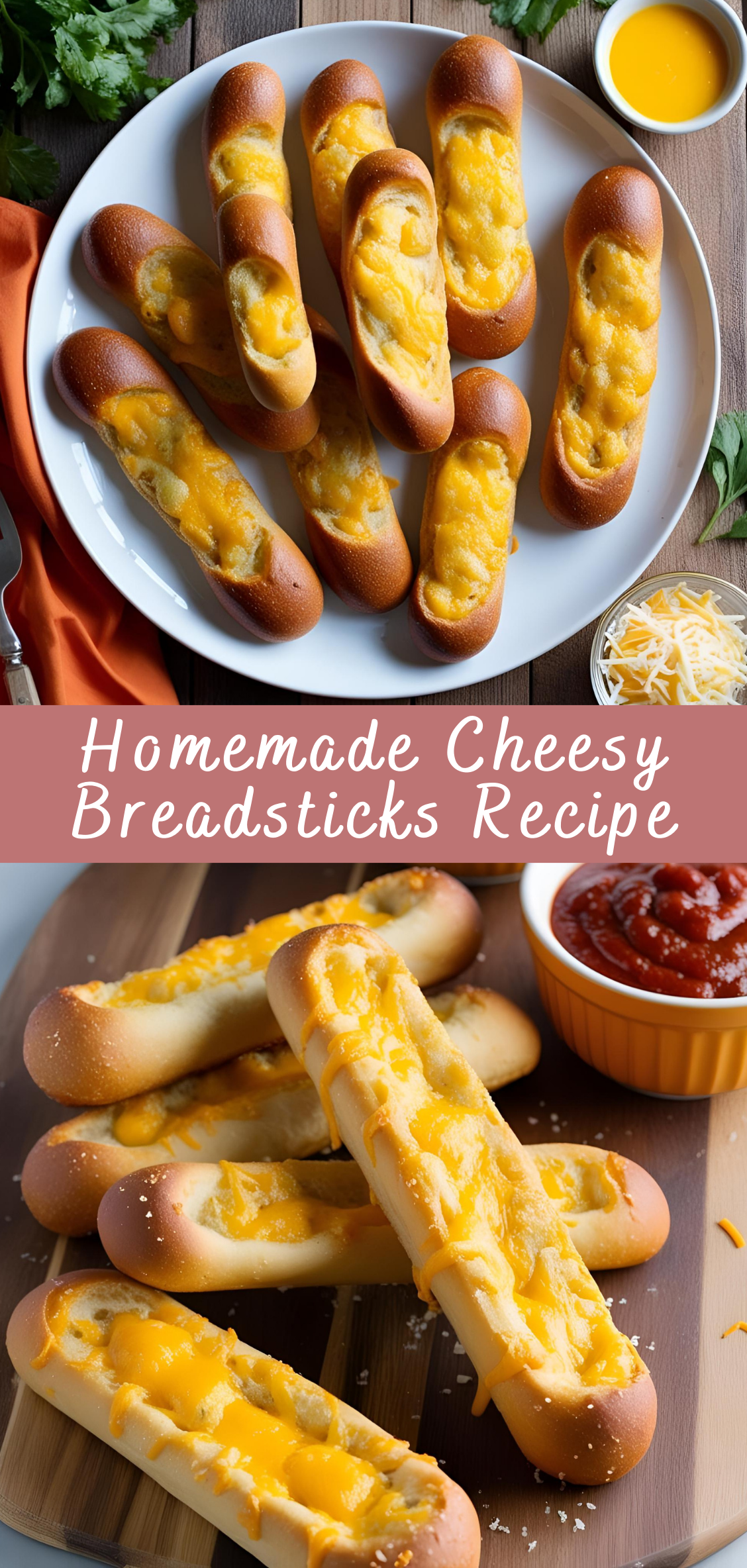 Homemade Cheesy Breadsticks Recipe | Cheff Recipes