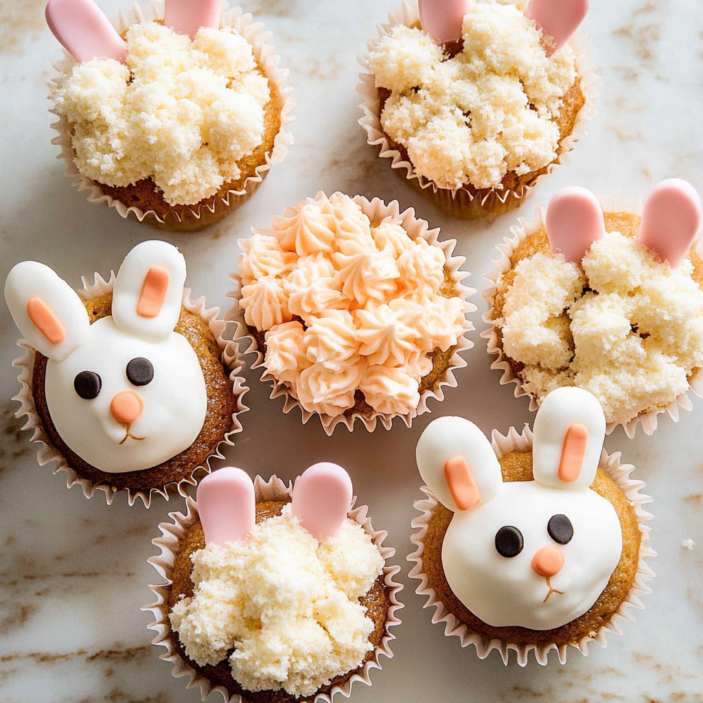 Mini Bunny Cupcakes