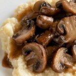 Mushroom and Cauliflower “Polenta” | JustWorthi