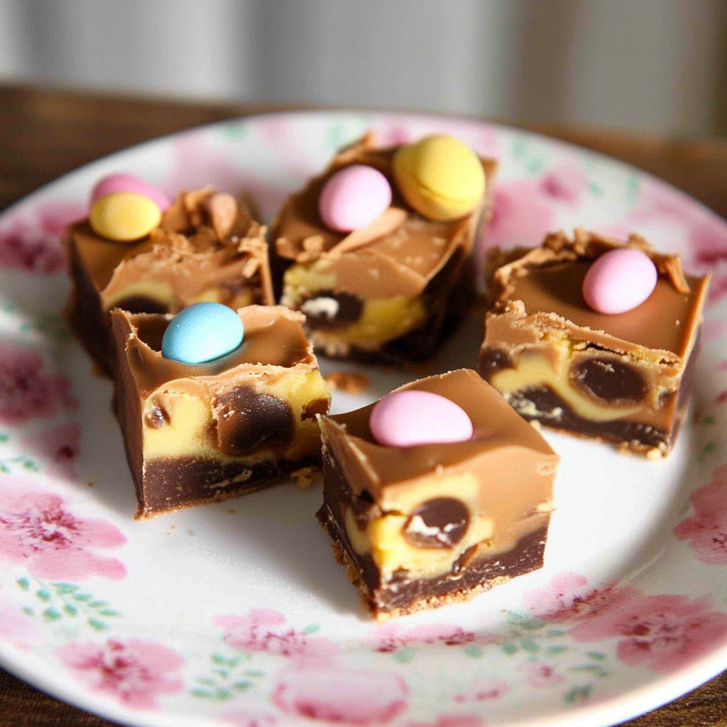 No-Bake Easter Fudge