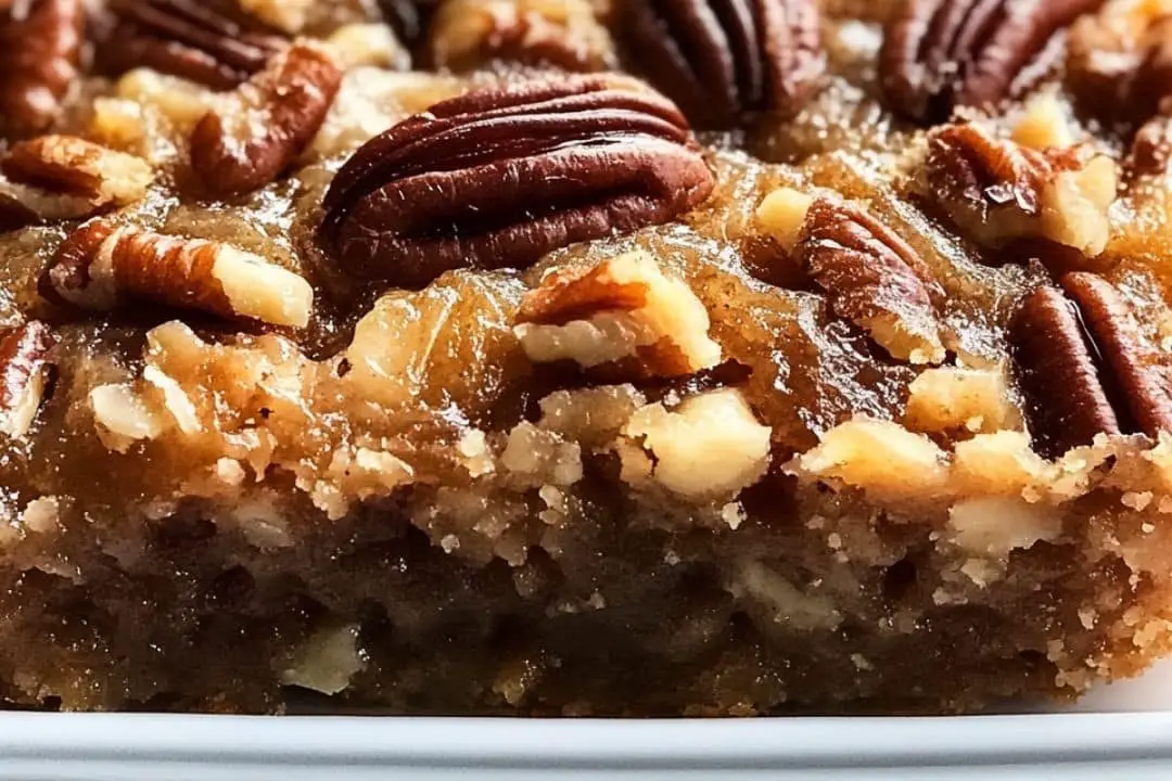 Pecan Pie Dump Cake | JustWorthi