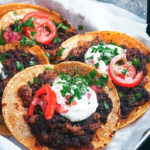 Smash Burger Tacos - Clara quick dinners