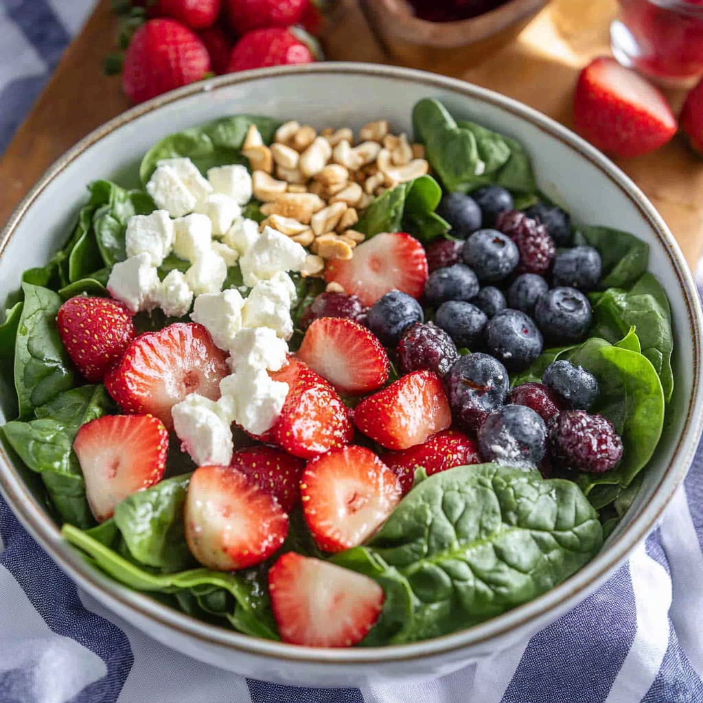 Strawberry Spinach Salad Recipe - Clara quick dinners